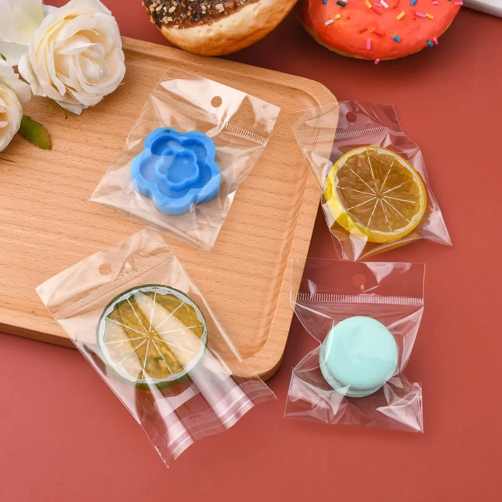 1000 pc OPP Cellophane Bags, Rectangle, Clear, 120x65mm, Unilateral Thickness: 0.035mm, Inner Measure: 70x65mm