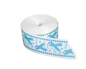 20 Yards Satin Light Blue Awareness Ribbon By The Yard
