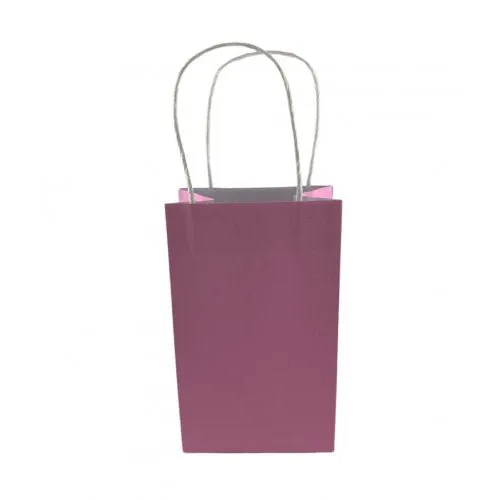 5pk Pastel Pink Paper Party Gift Bags