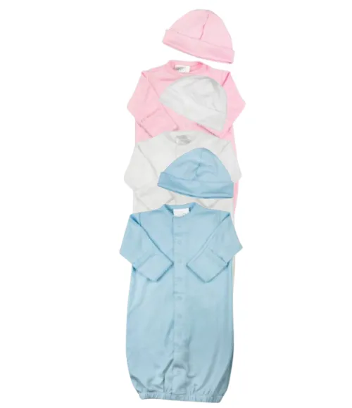 Bambinos Garland Convertible Gown & Hat Set