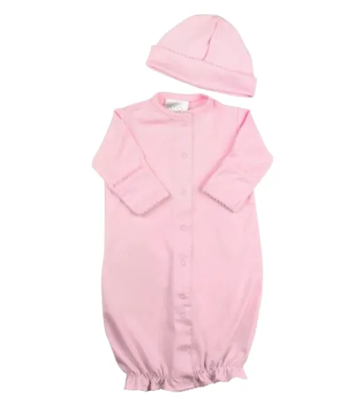 Bambinos Garland Convertible Gown & Hat Set