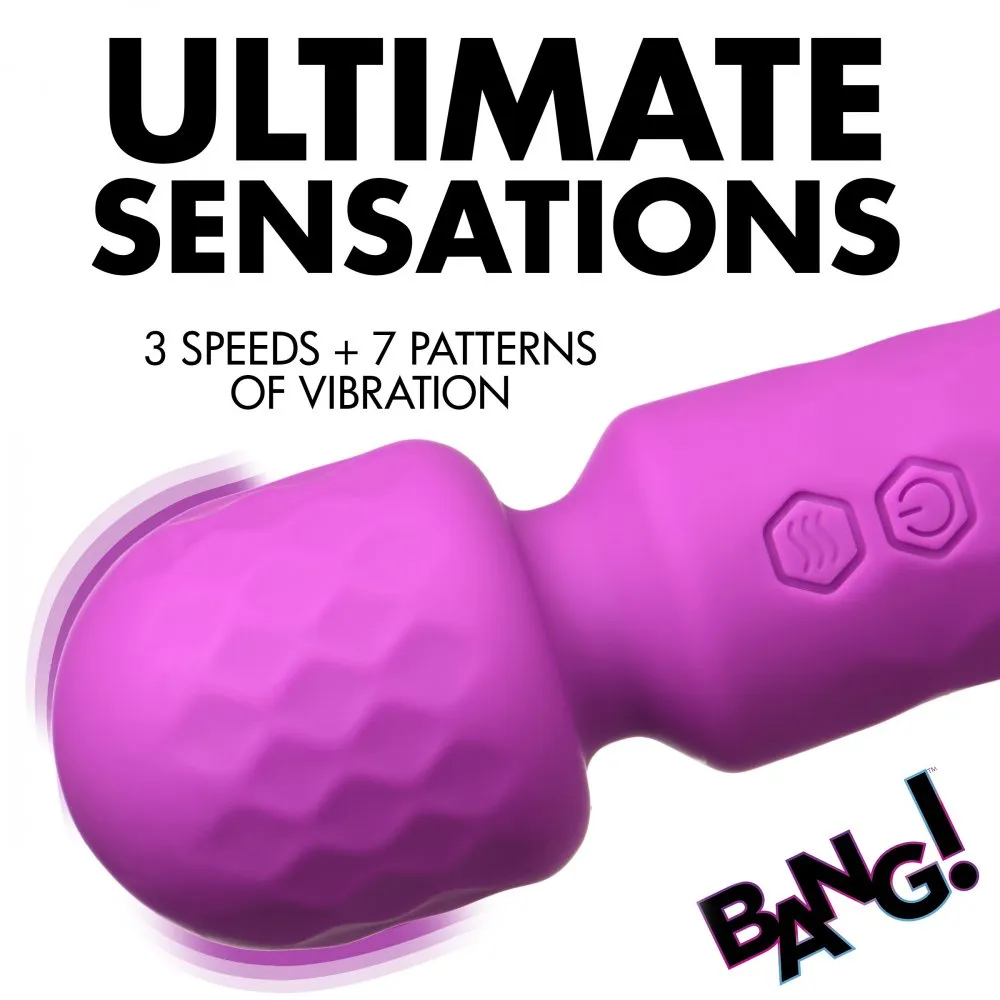 Bang 10X Mini Silicone Wand (Purple)