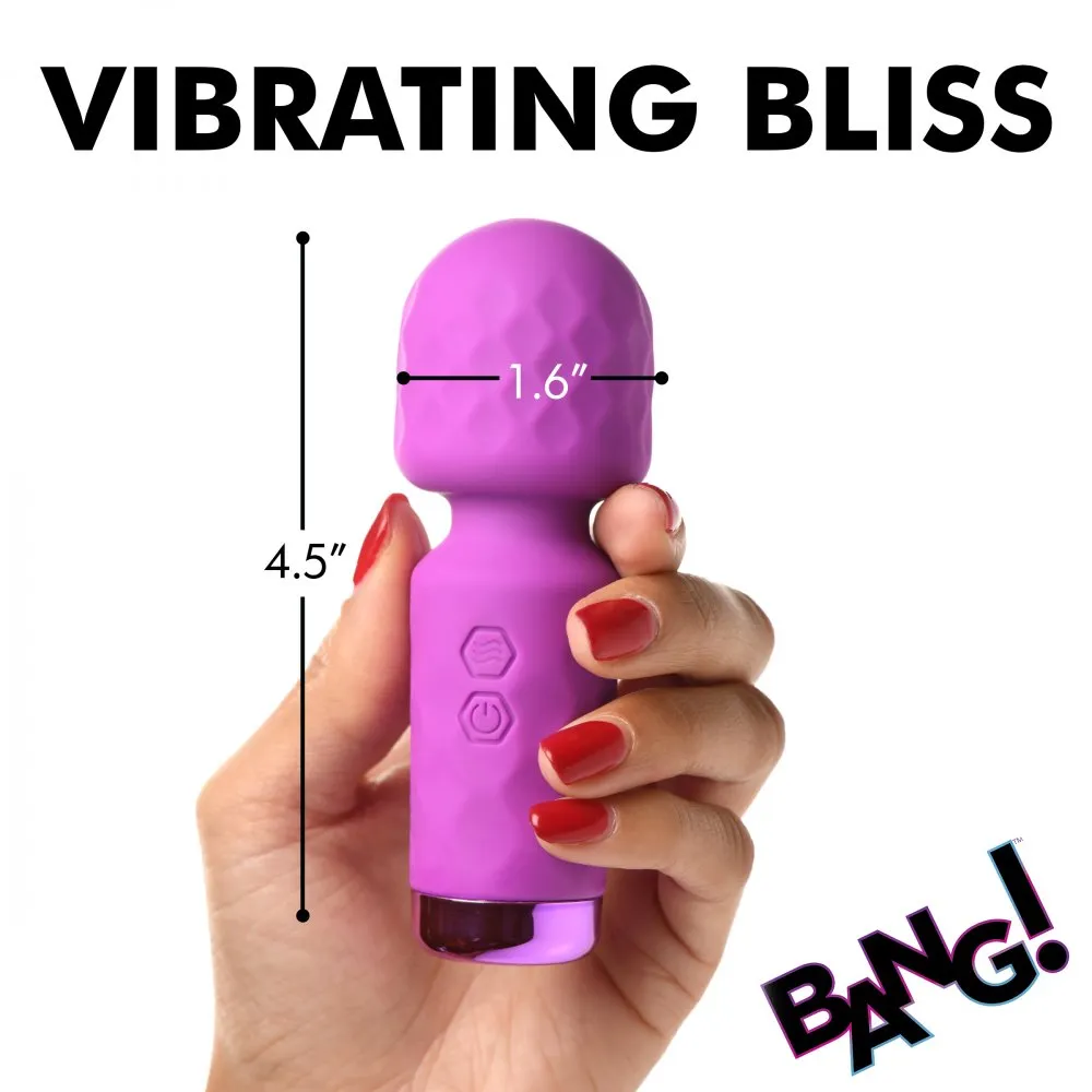 Bang 10X Mini Silicone Wand (Purple)