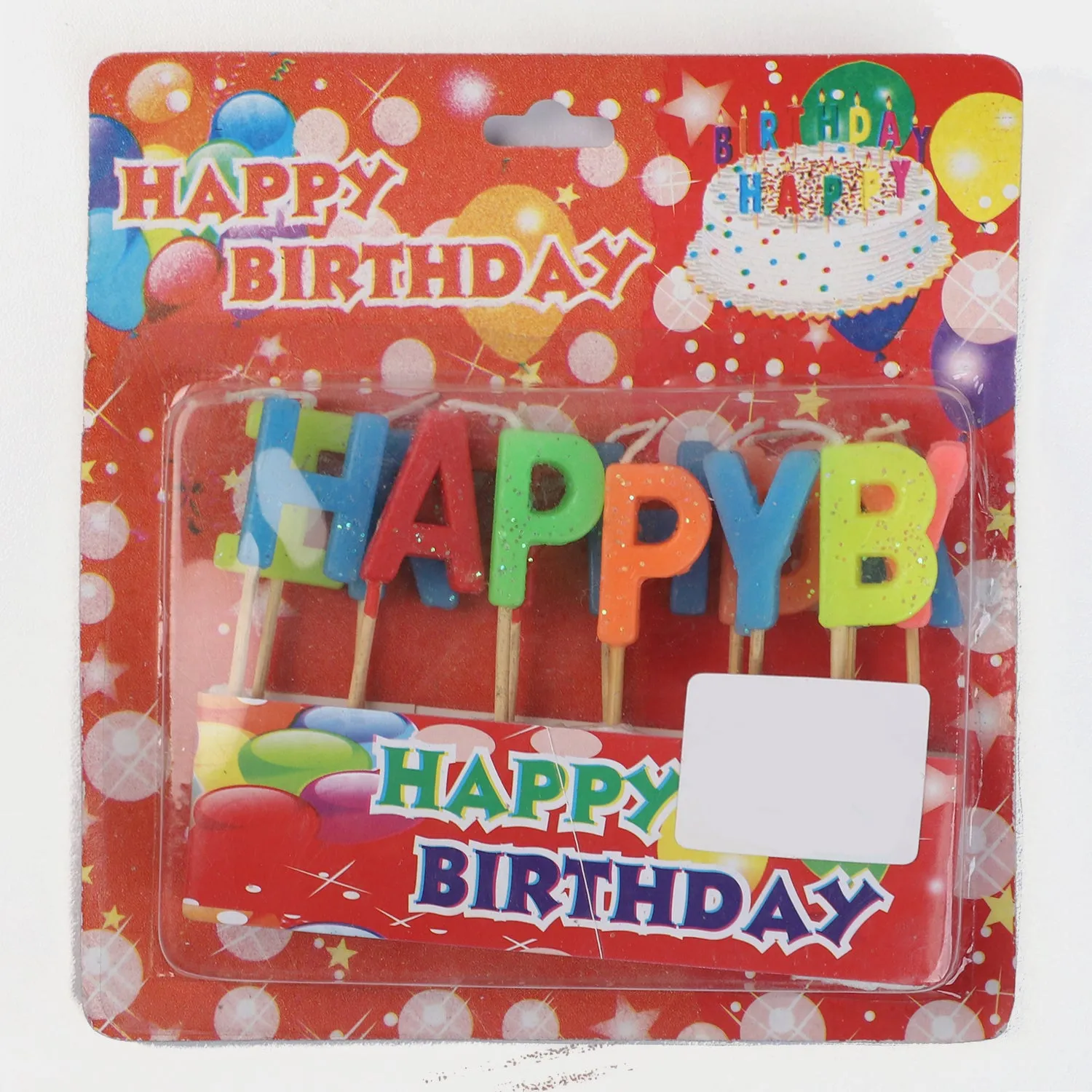 Birthday Alphabeted Candles