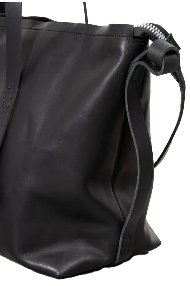 Black Leather Bag 48H