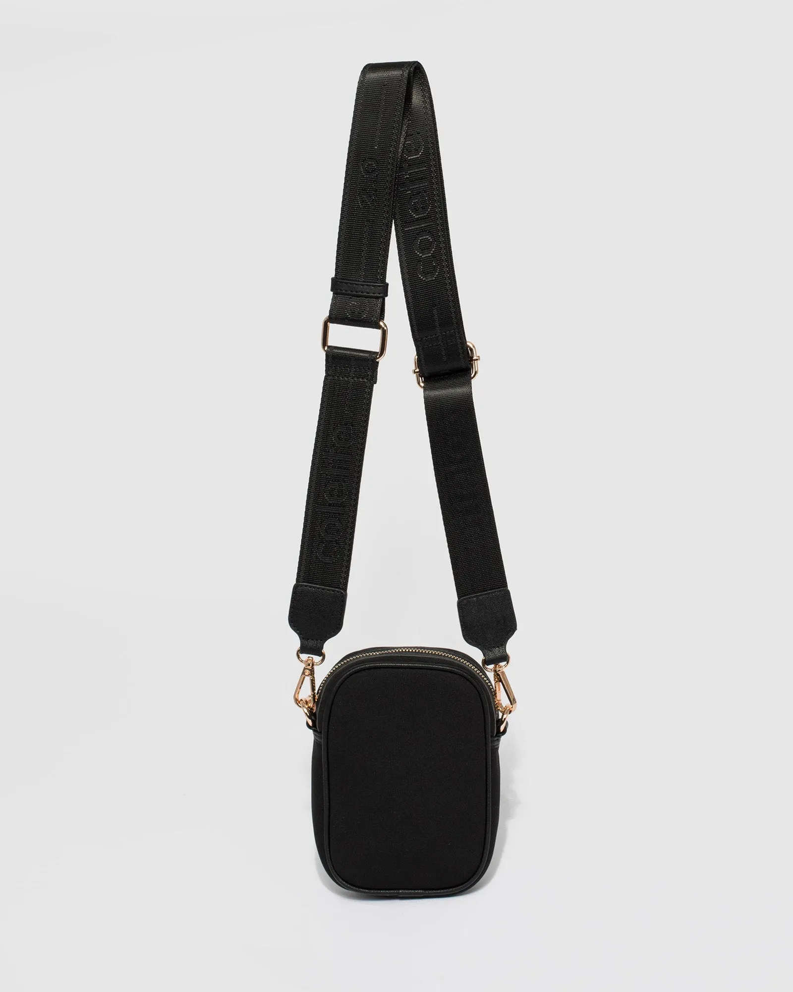 Black Minjee Phone Crossbody Bag