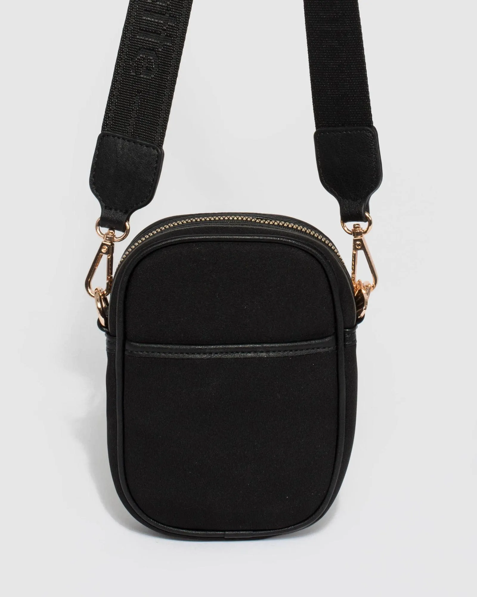 Black Minjee Phone Crossbody Bag