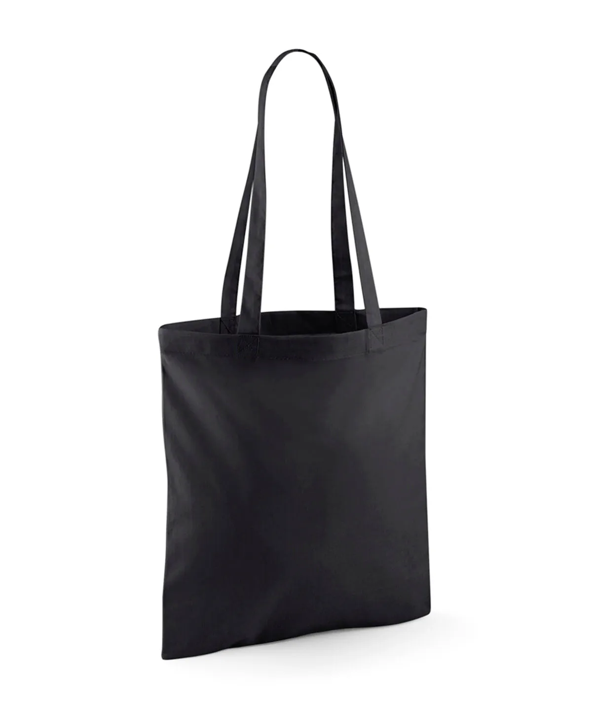 Black - Recycled cotton tote