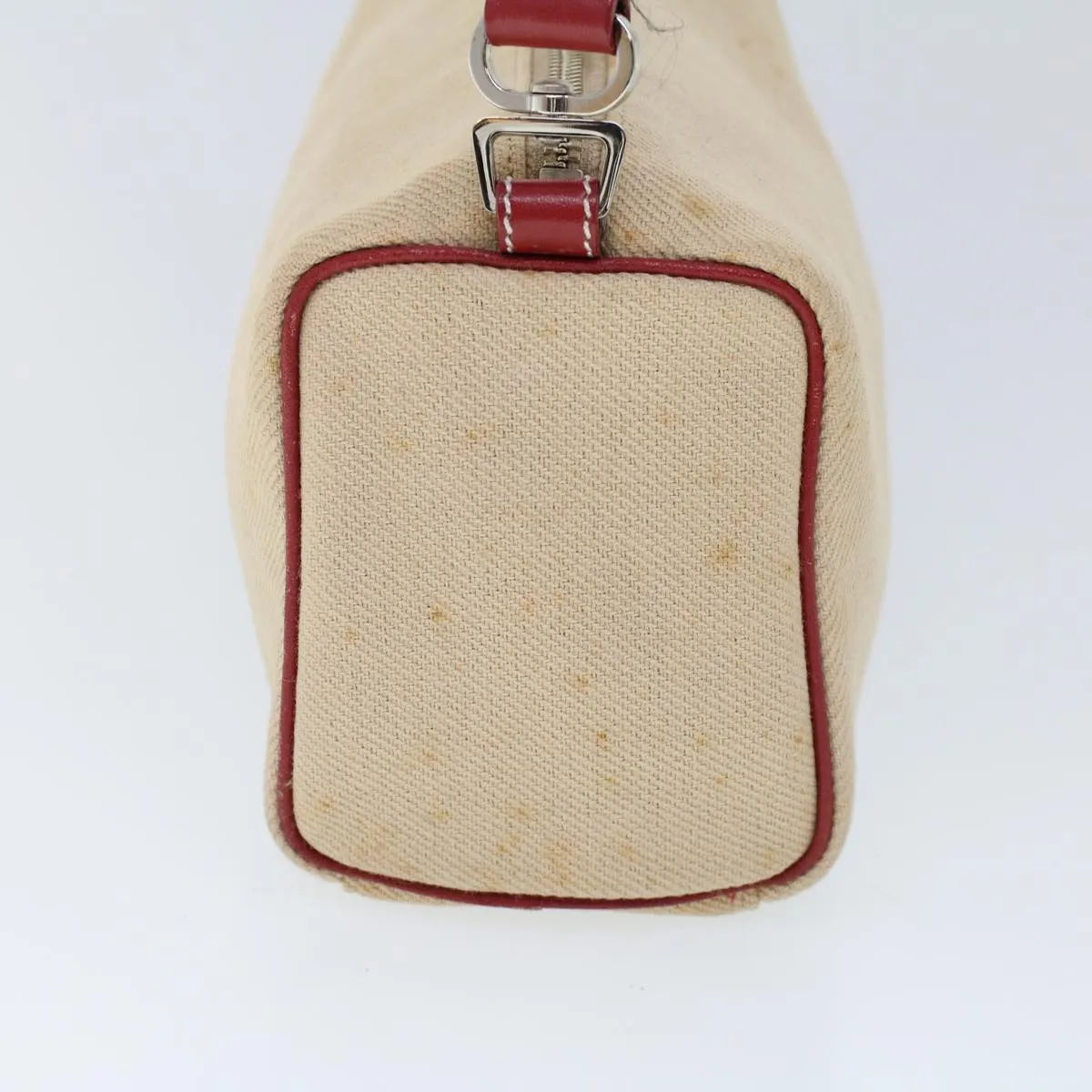 BURBERRY Blue Label Shoulder Bag Canvas Beige Auth ti1213