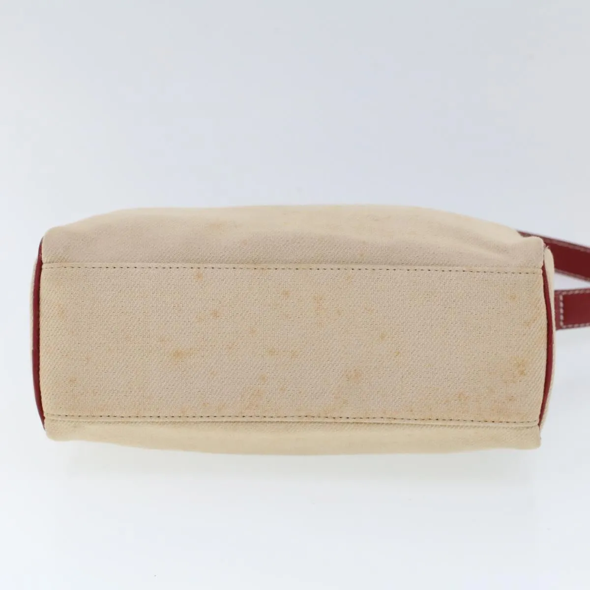 BURBERRY Blue Label Shoulder Bag Canvas Beige Auth ti1213