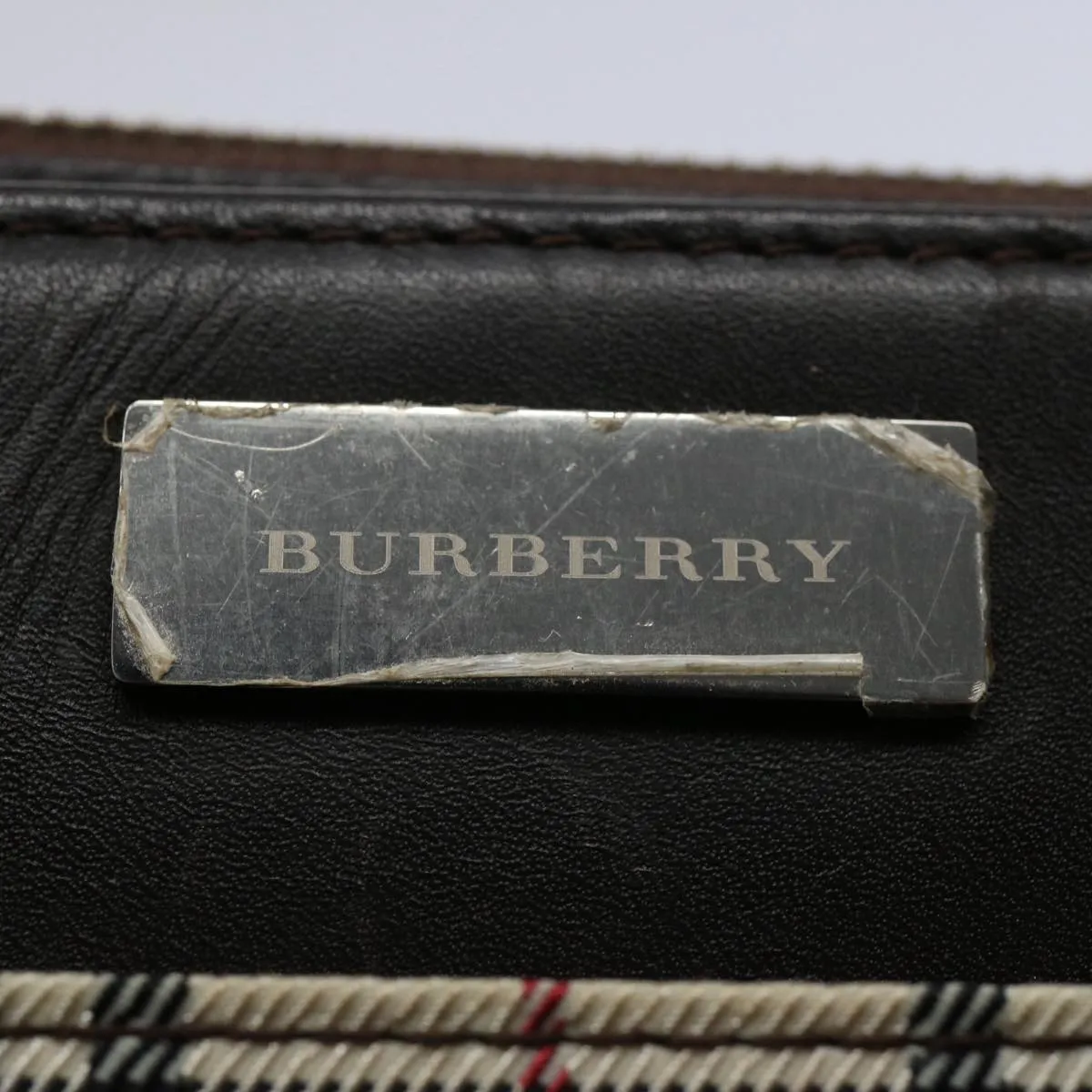 BURBERRY Nova Check Shoulder Bag Nylon Beige  ep2705