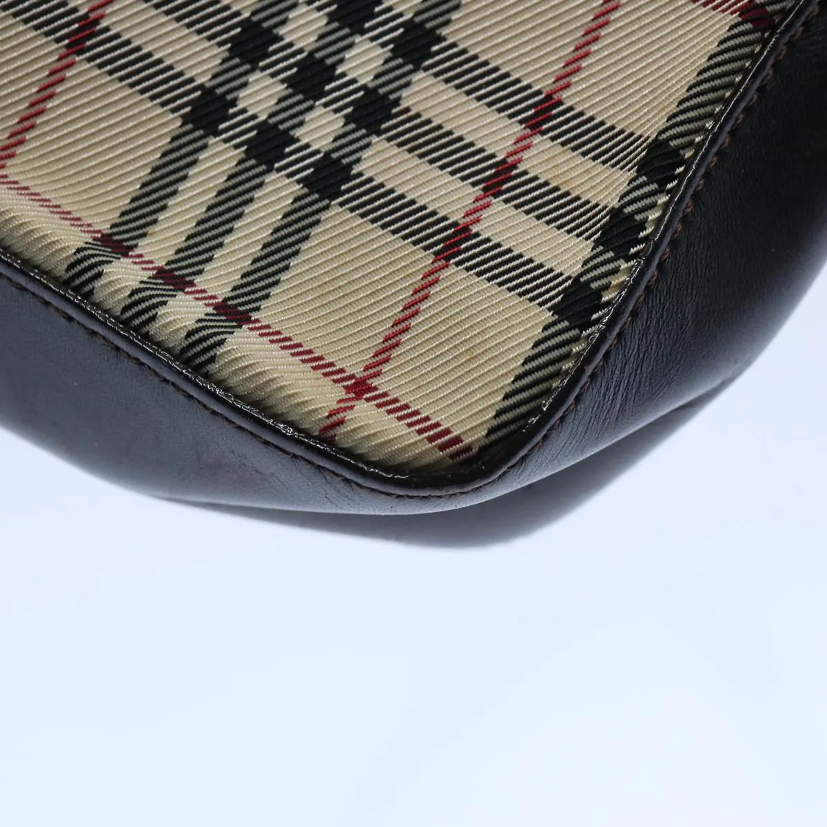 BURBERRY Nova Check Shoulder Bag Nylon Beige  ep2705