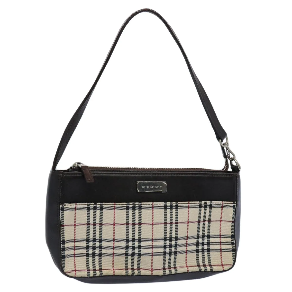 BURBERRY Nova Check Shoulder Bag Nylon Beige  ep2705