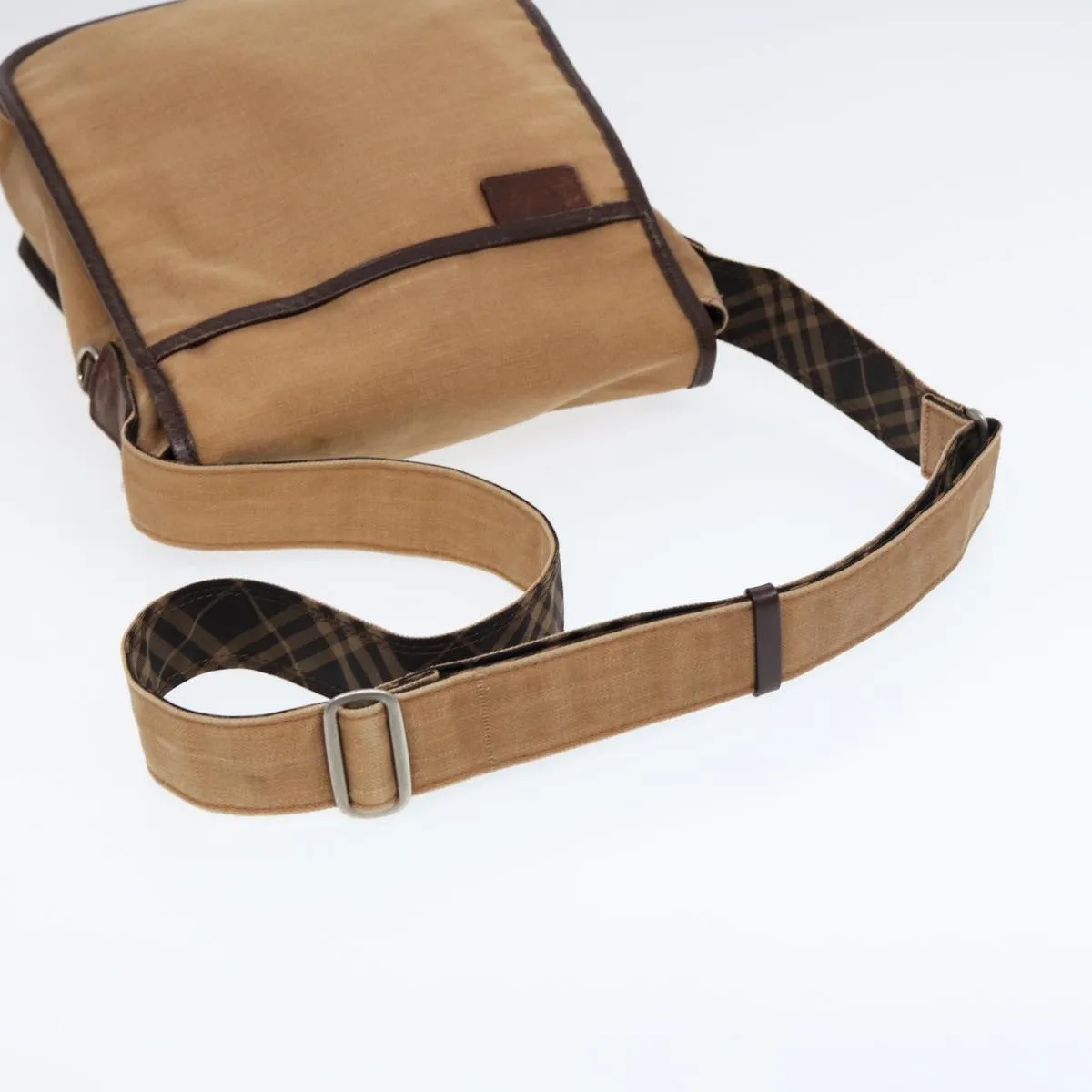 BURBERRY Shoulder Bag Canvas Beige  bs16675