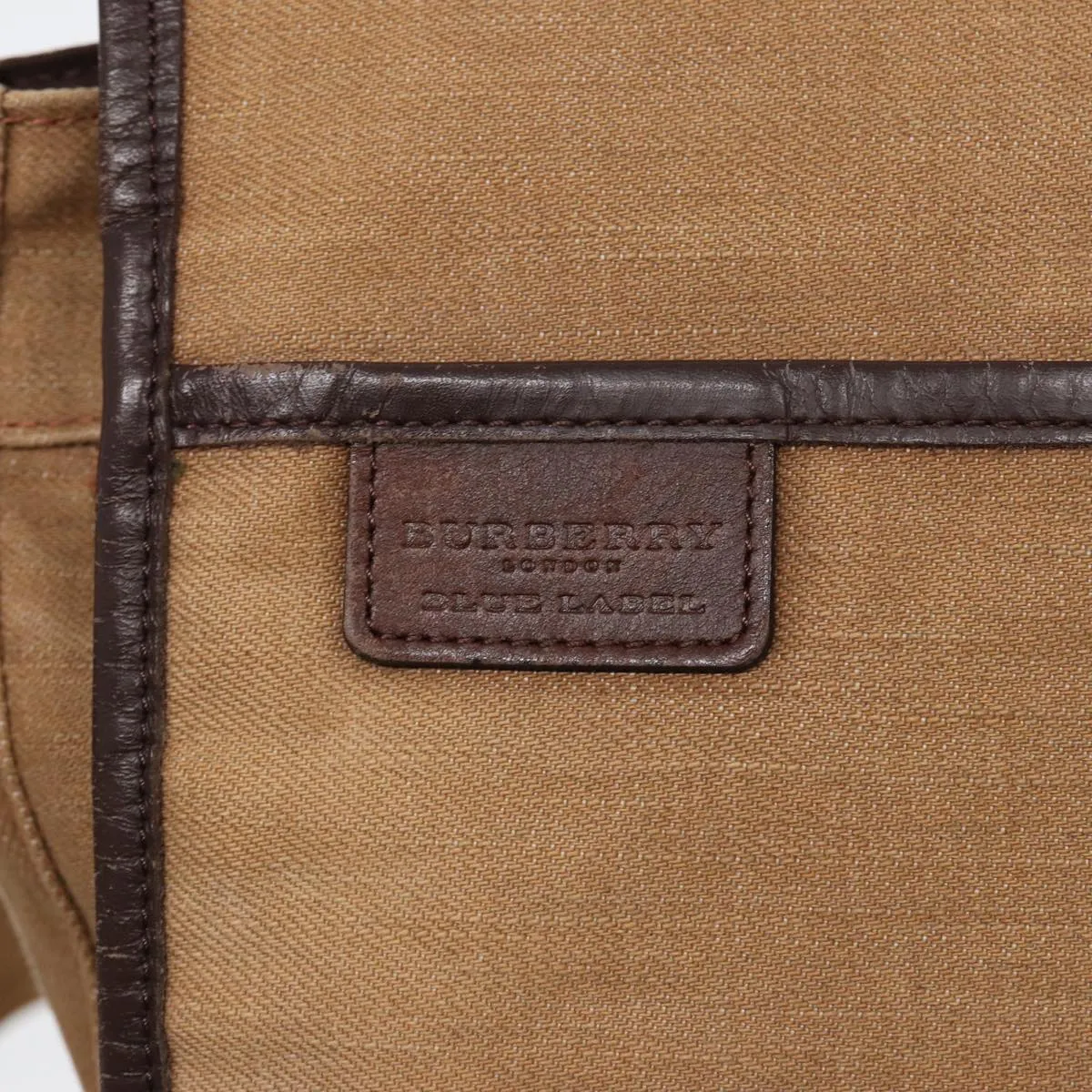 BURBERRY Shoulder Bag Canvas Beige  bs16675
