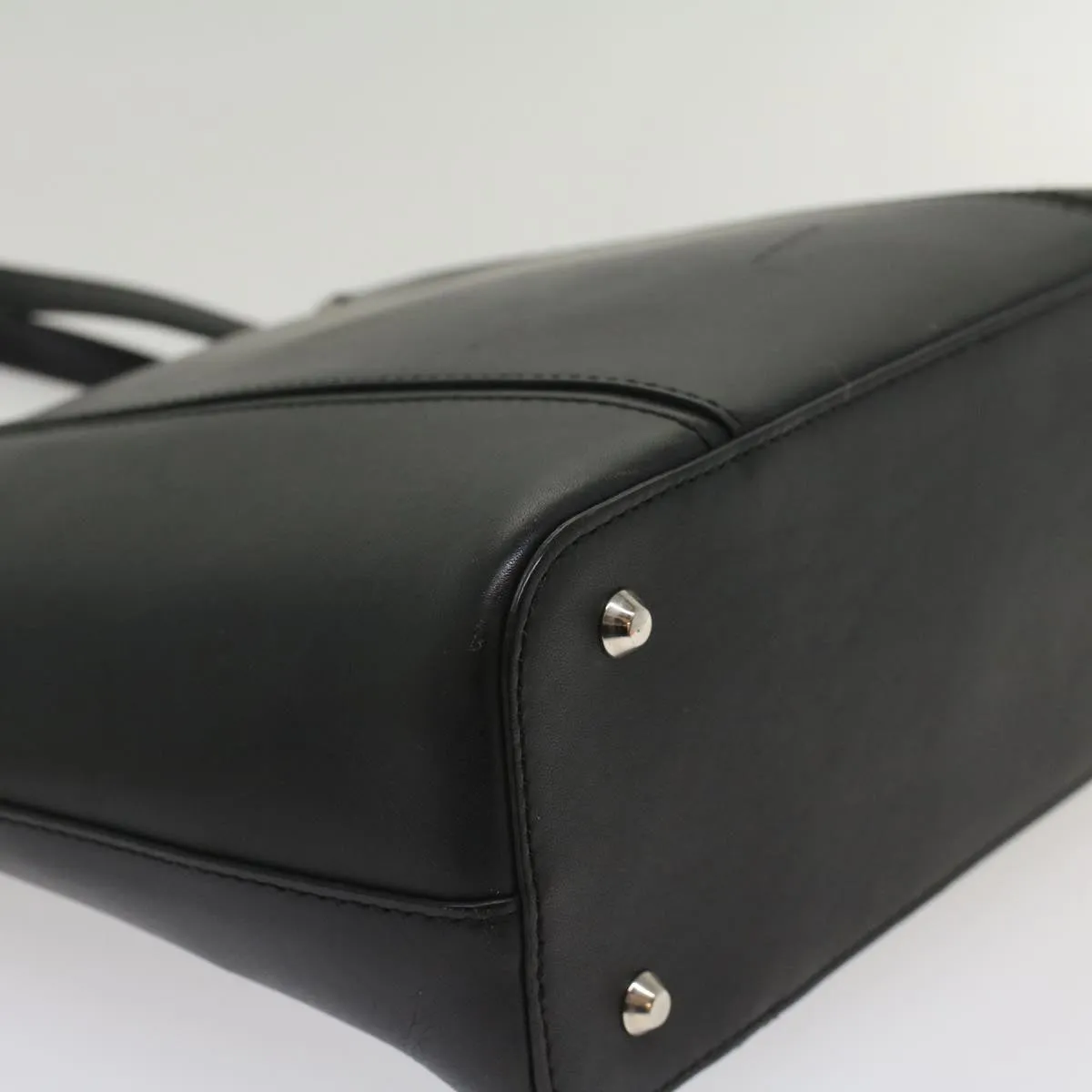 BURBERRY Tote Bag Leather Black  bs8728