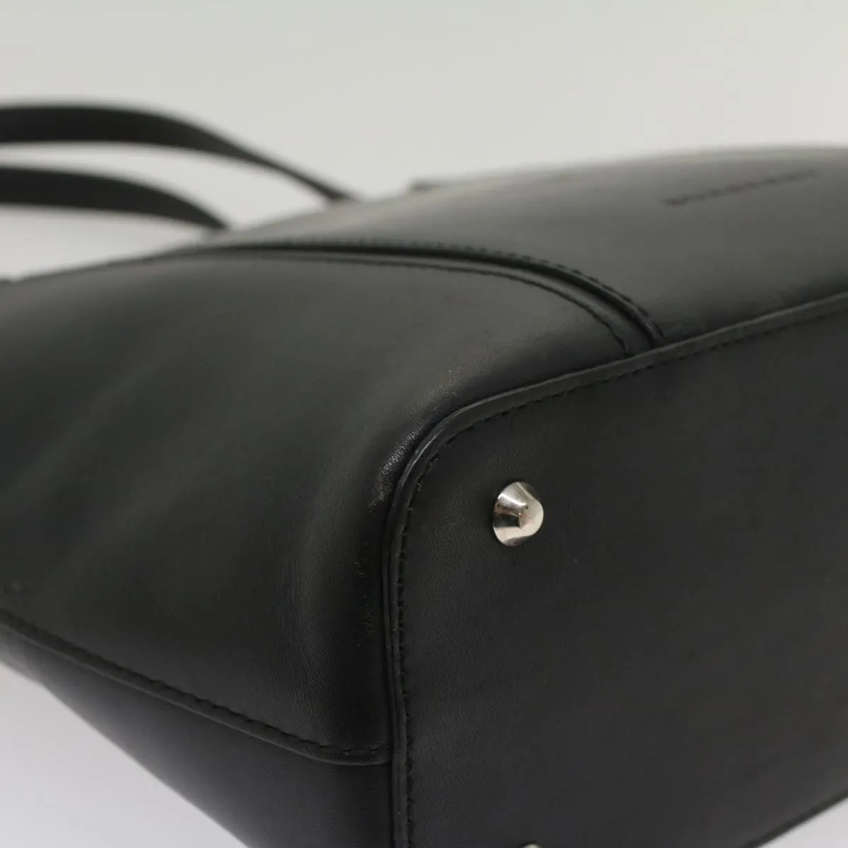 BURBERRY Tote Bag Leather Black  bs8728