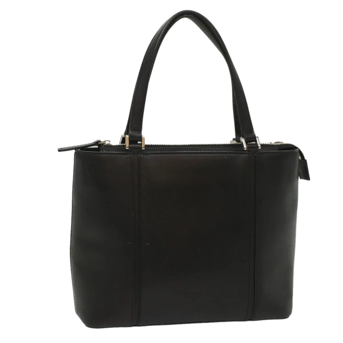 BURBERRY Tote Bag Leather Black  bs8728