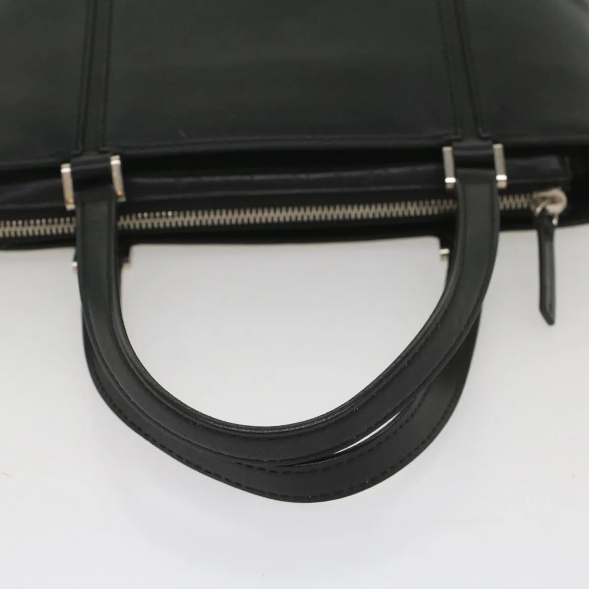 BURBERRY Tote Bag Leather Black  bs8728