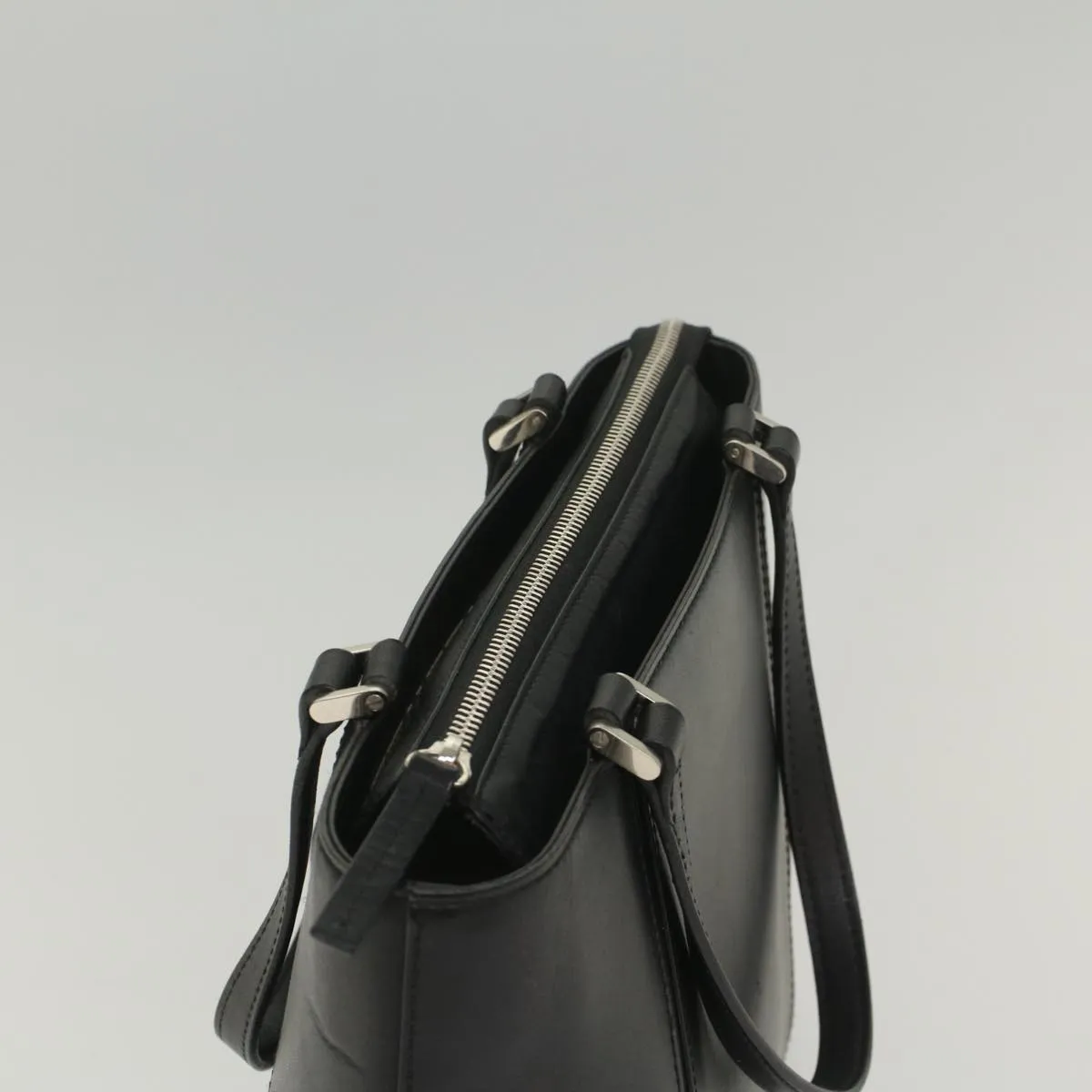 BURBERRY Tote Bag Leather Black  bs8728