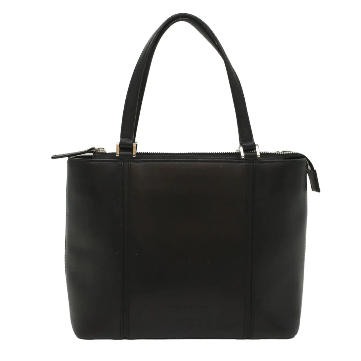 BURBERRY Tote Bag Leather Black  bs8728