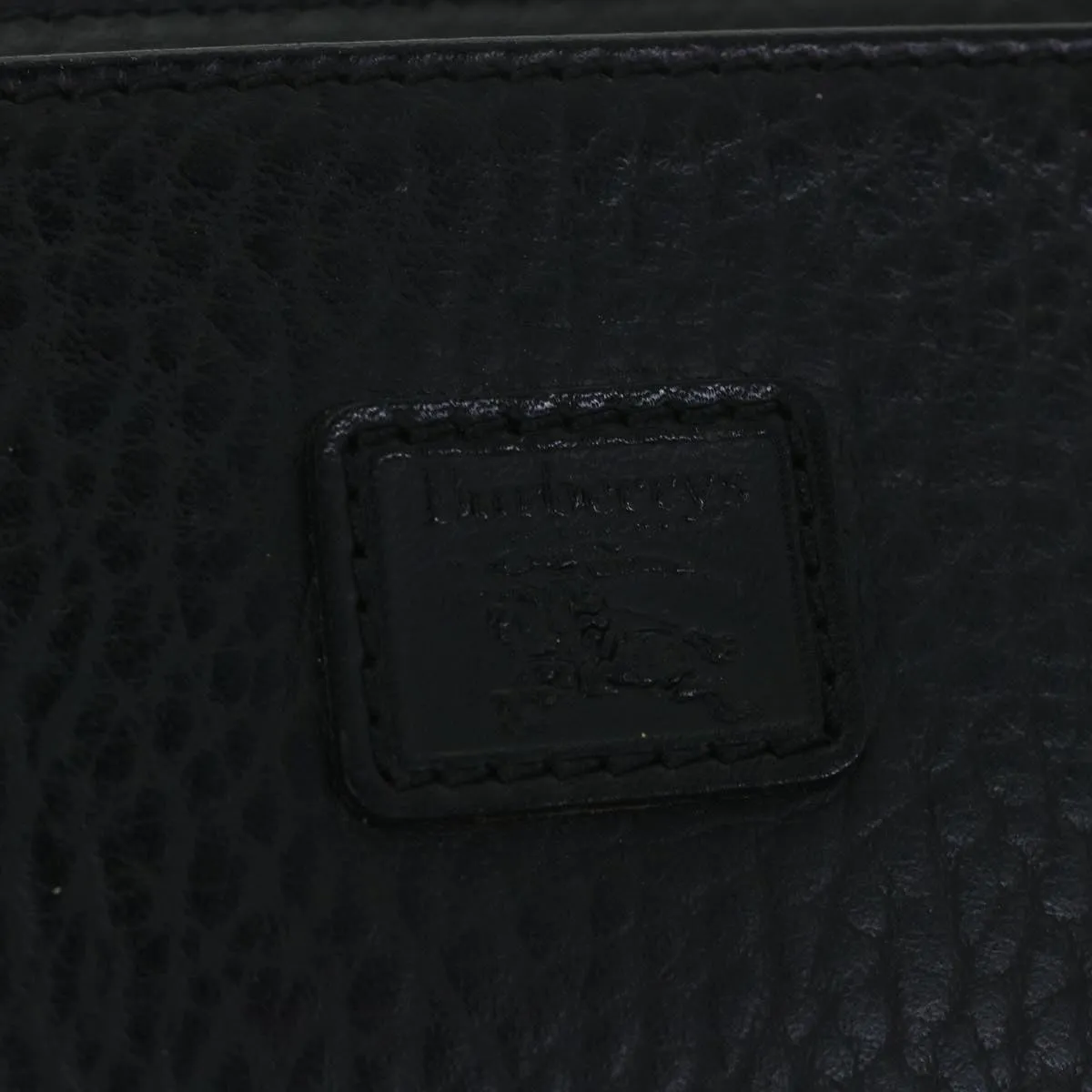 BURBERRYSs Clutch Bag Leather Black  54893