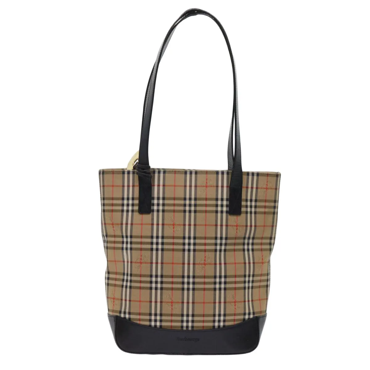 BURBERRYSs Nova Check Tote Bag Nylon Canvas Beige  63114