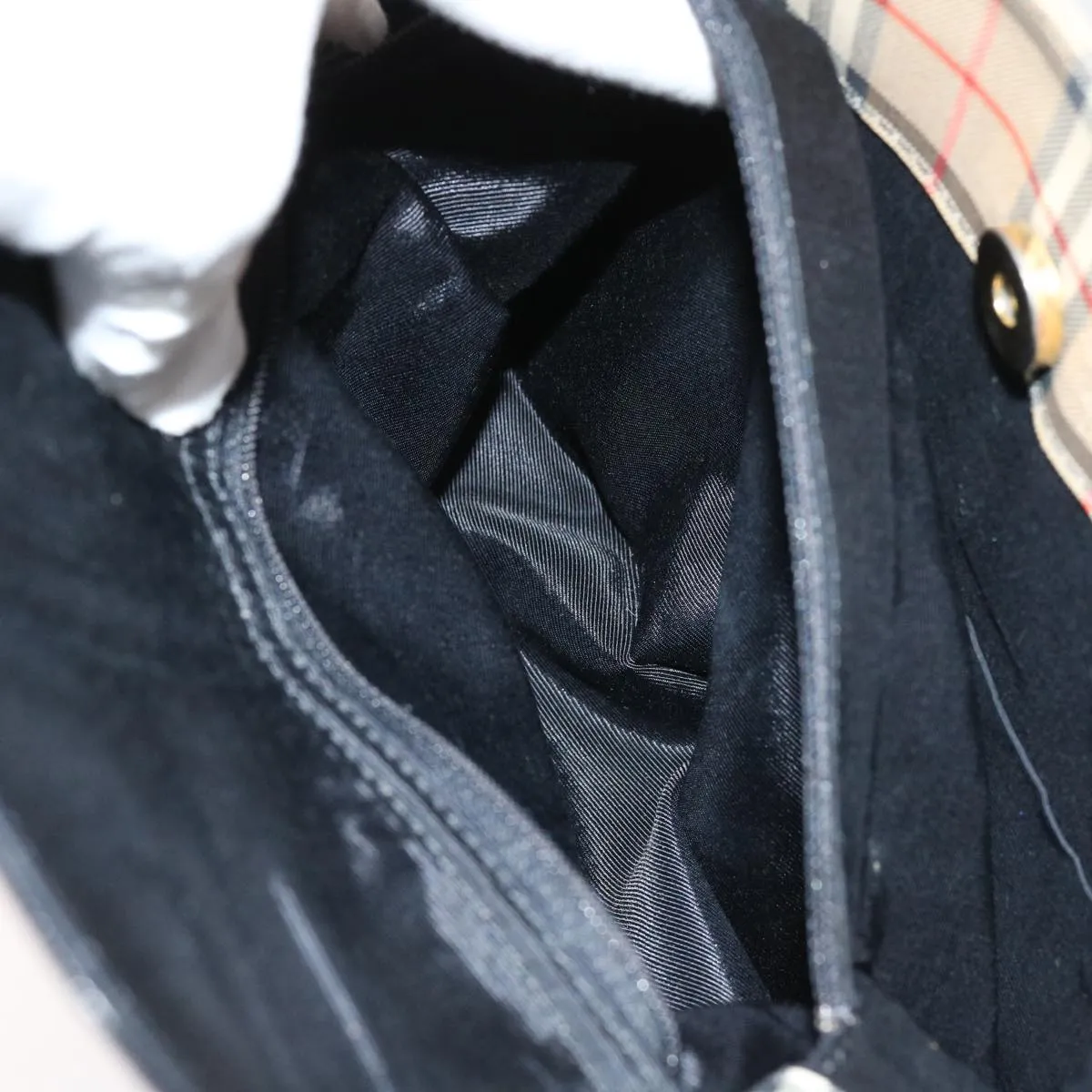 BURBERRYSs Nova Check Tote Bag Nylon Canvas Beige  63114