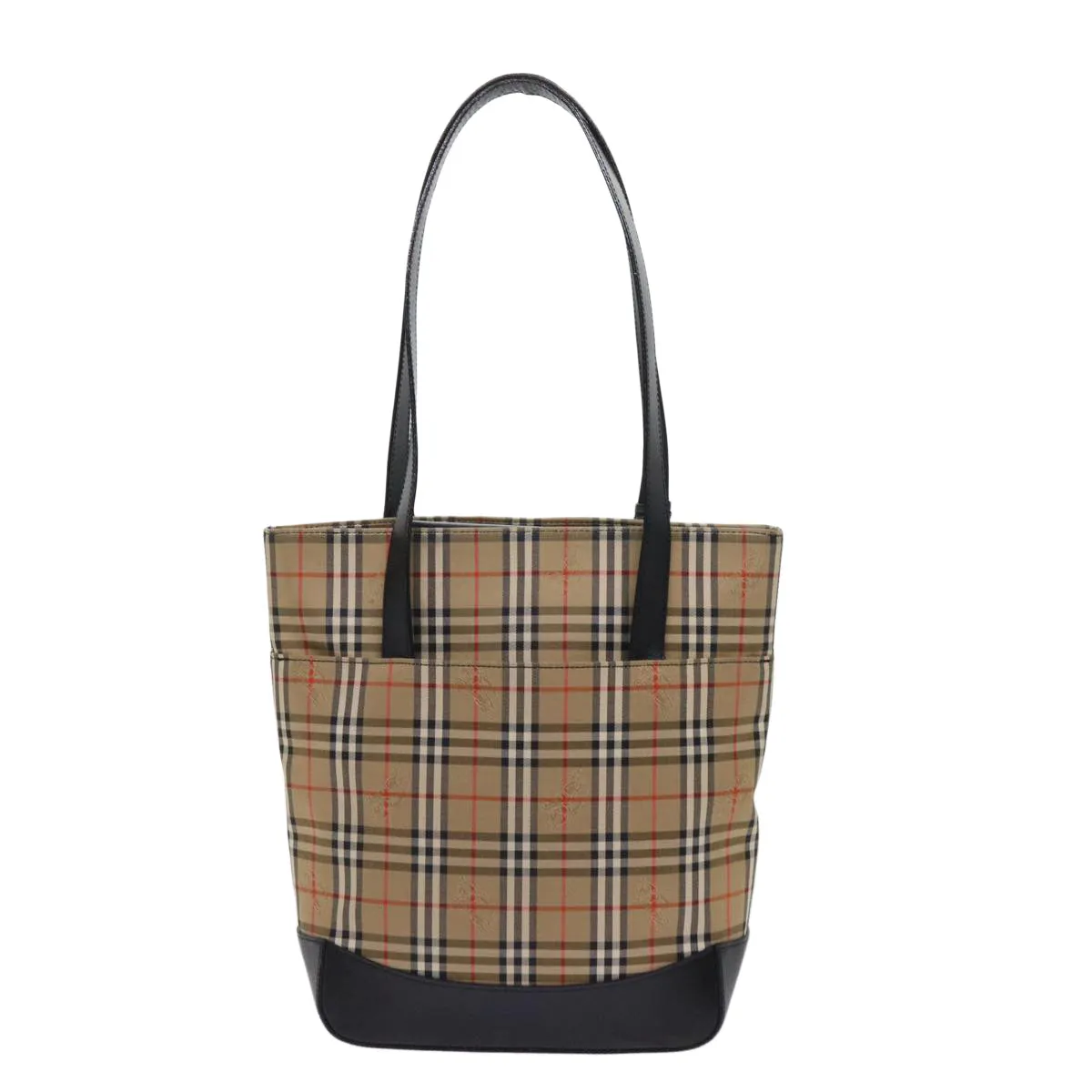 BURBERRYSs Nova Check Tote Bag Nylon Canvas Beige  63114