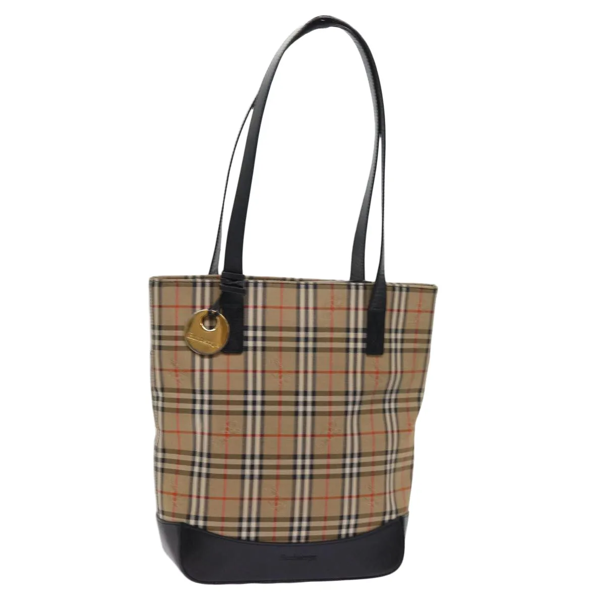 BURBERRYSs Nova Check Tote Bag Nylon Canvas Beige  63114