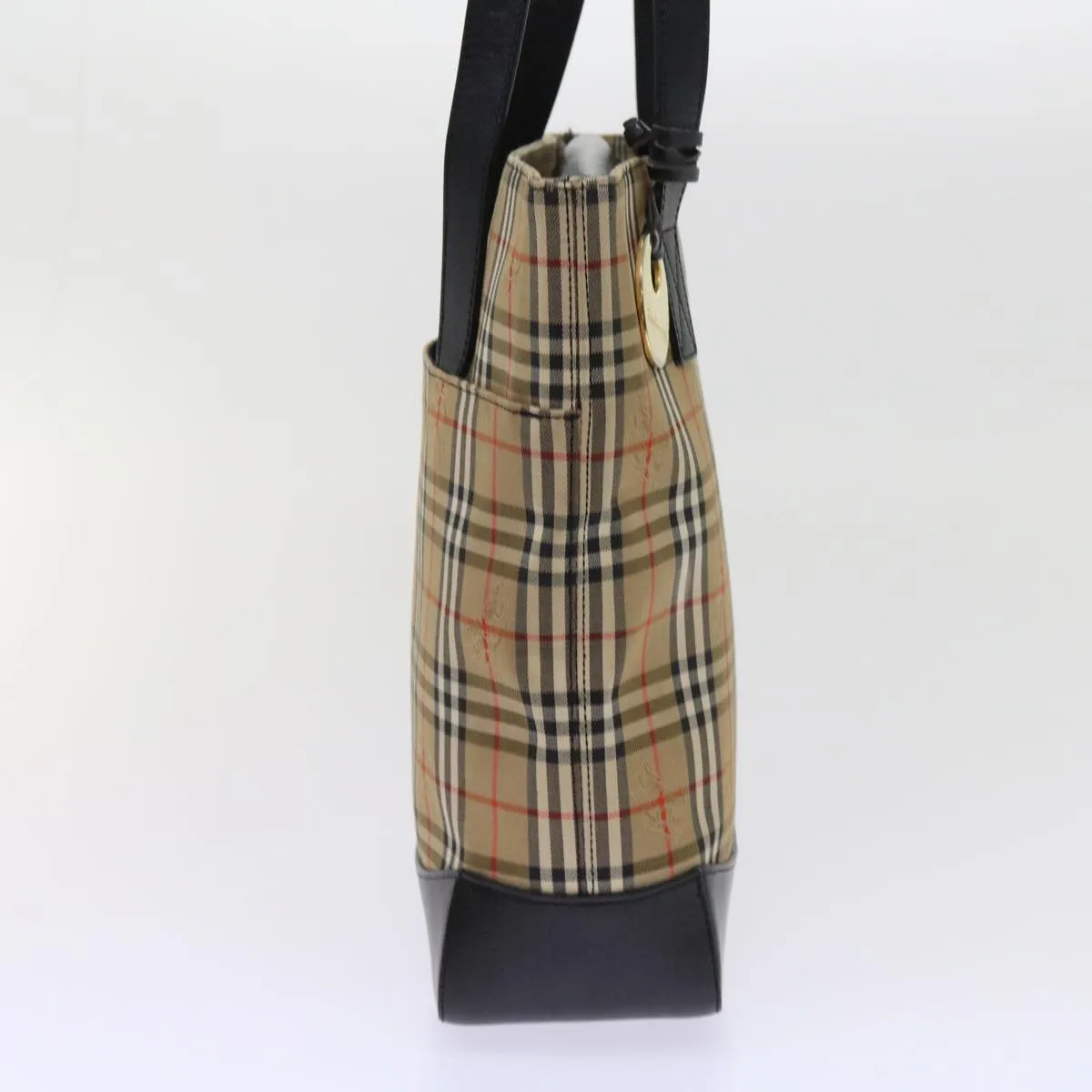BURBERRYSs Nova Check Tote Bag Nylon Canvas Beige  63114
