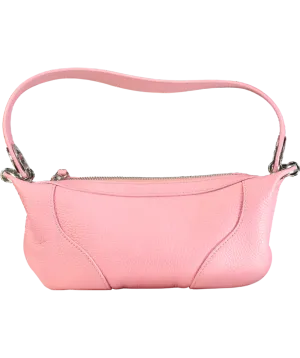 BY FAR Pink Mini Amira Lam Leather Bag One Size