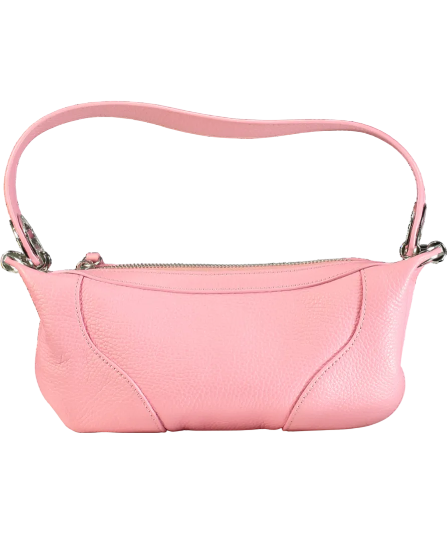 BY FAR Pink Mini Amira Lam Leather Bag One Size