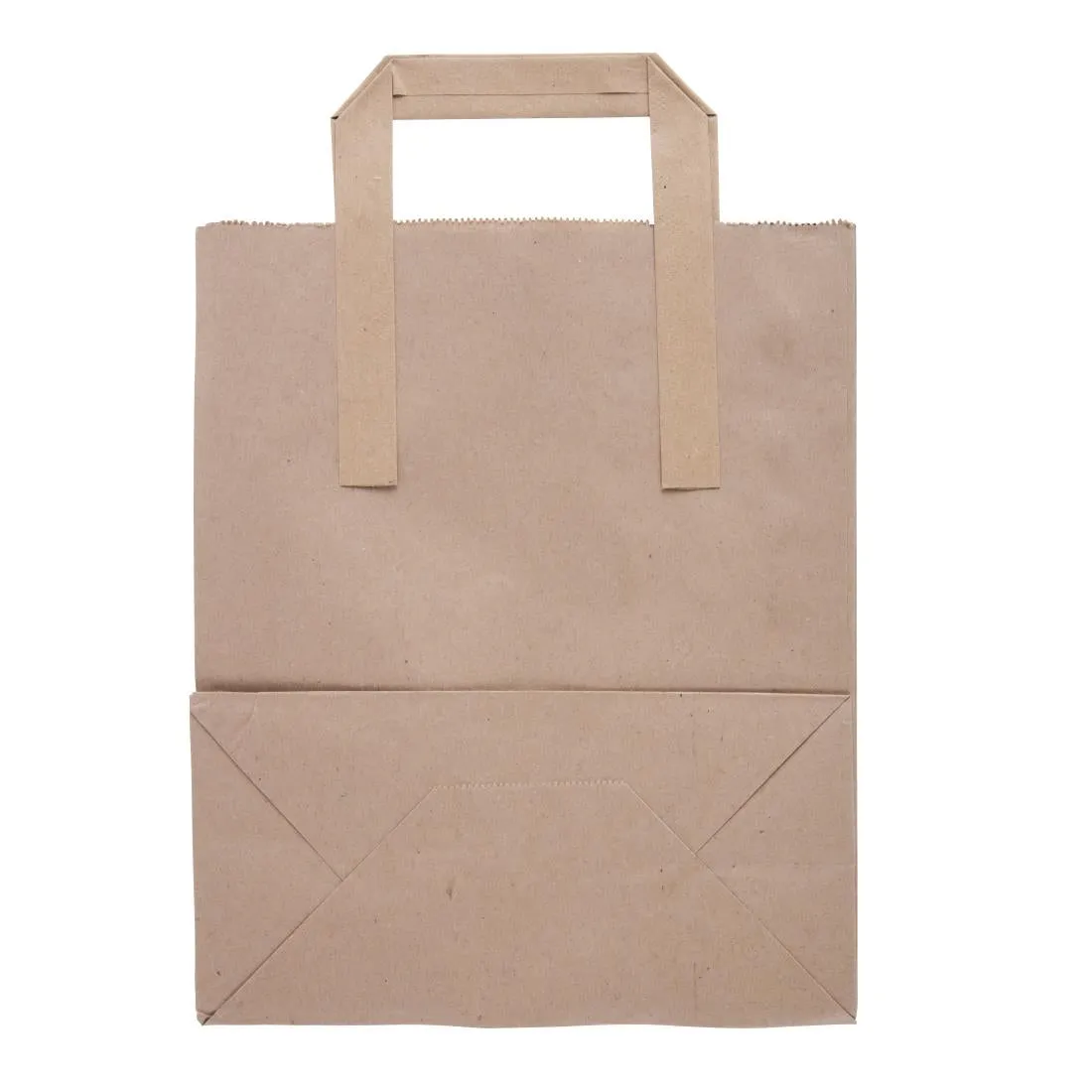 CF591 Fiesta Recyclable Brown Paper Carrier Bags Medium (Pack of 250)