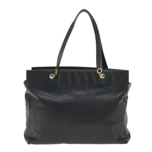 Chanel COCO Mark Shoulder Bag Caviar Skin Black CC  bs6929