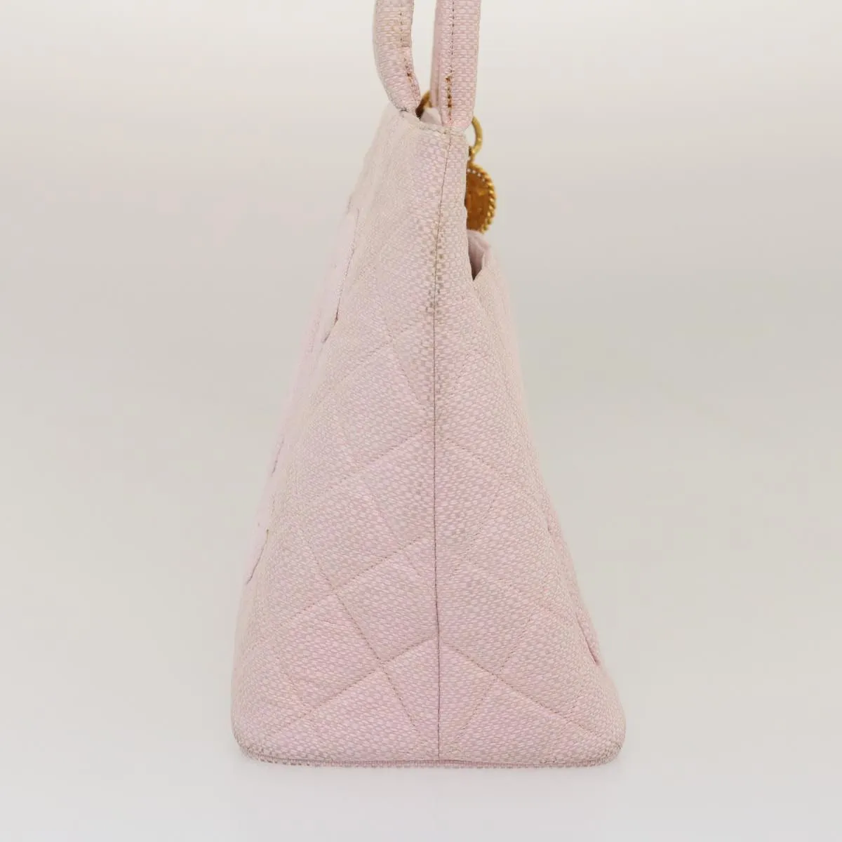 Chanel COCO Mark Tote Bag cotton Pink CC  29713A