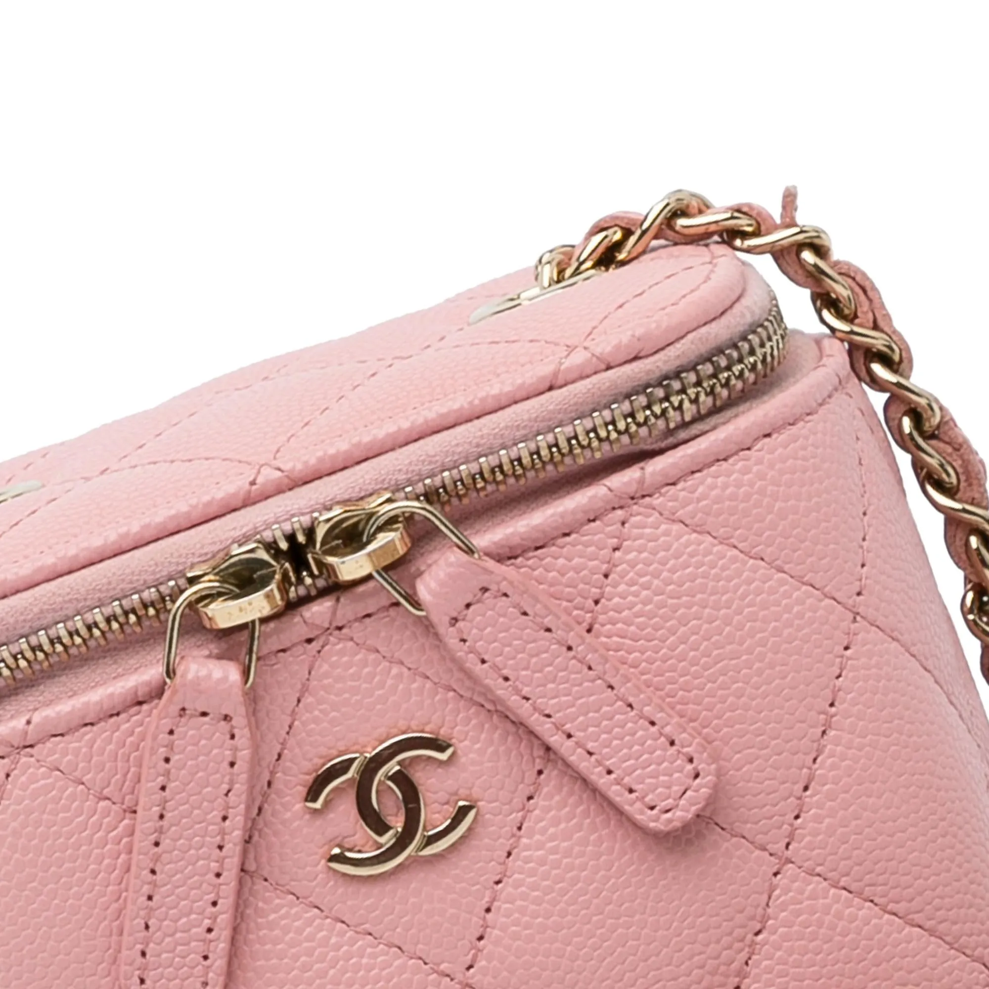 Chanel Mini Classic Caviar Vanity Case (SHG-kgbpy5)
