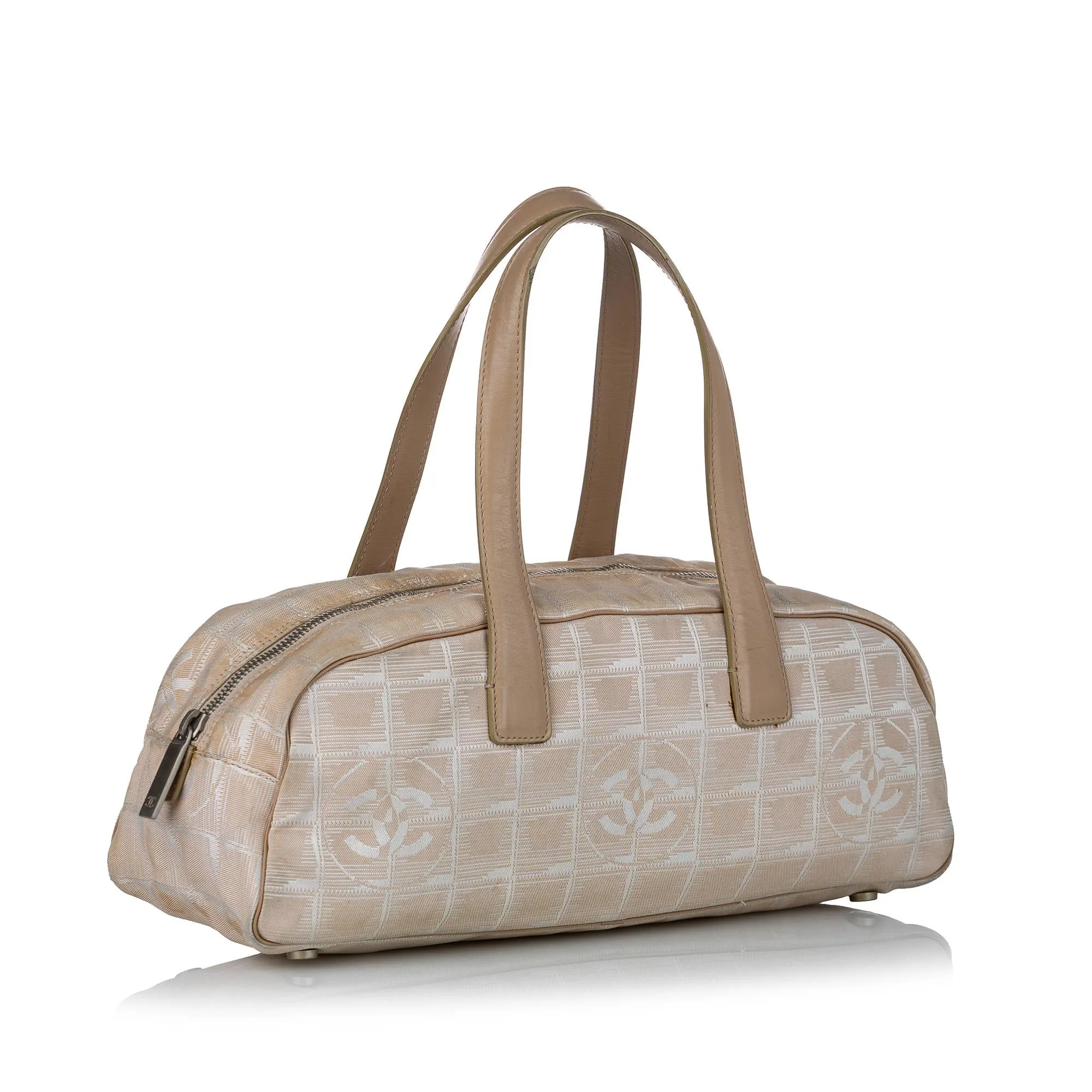 Chanel New Travel Line Canvas Handbag (SHG-30128)
