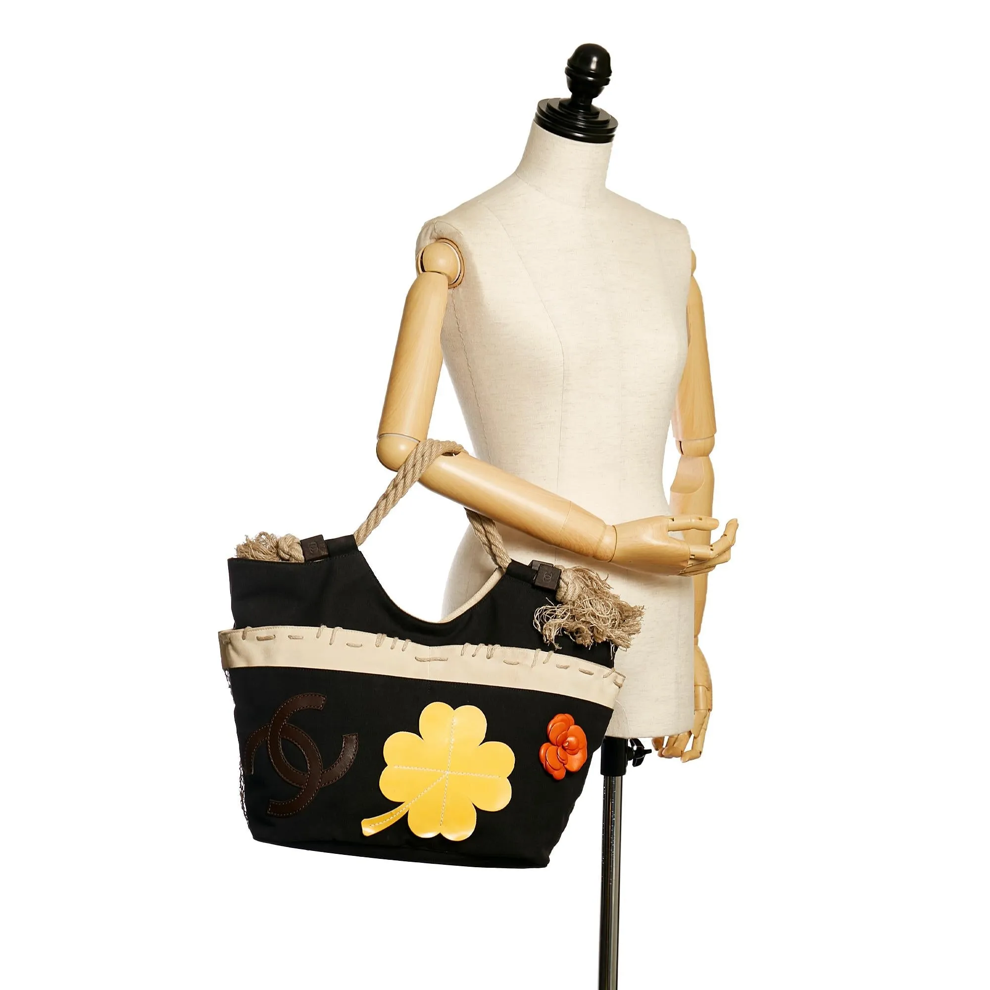 Chanel Patchwork Icon Canvas Tote Bag (SHG-34258)