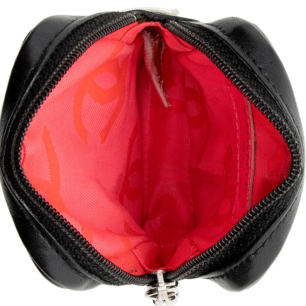 Chanel Quilted Lambskin Ligne Cambon Zip Mini Pouch (SHF-15996)