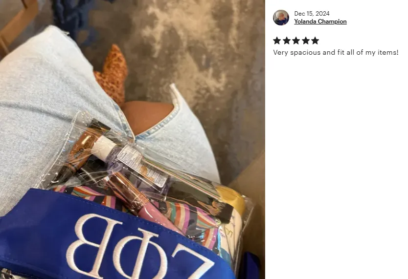 Clear ZΦB Zeta Stadium Crossbody Bag