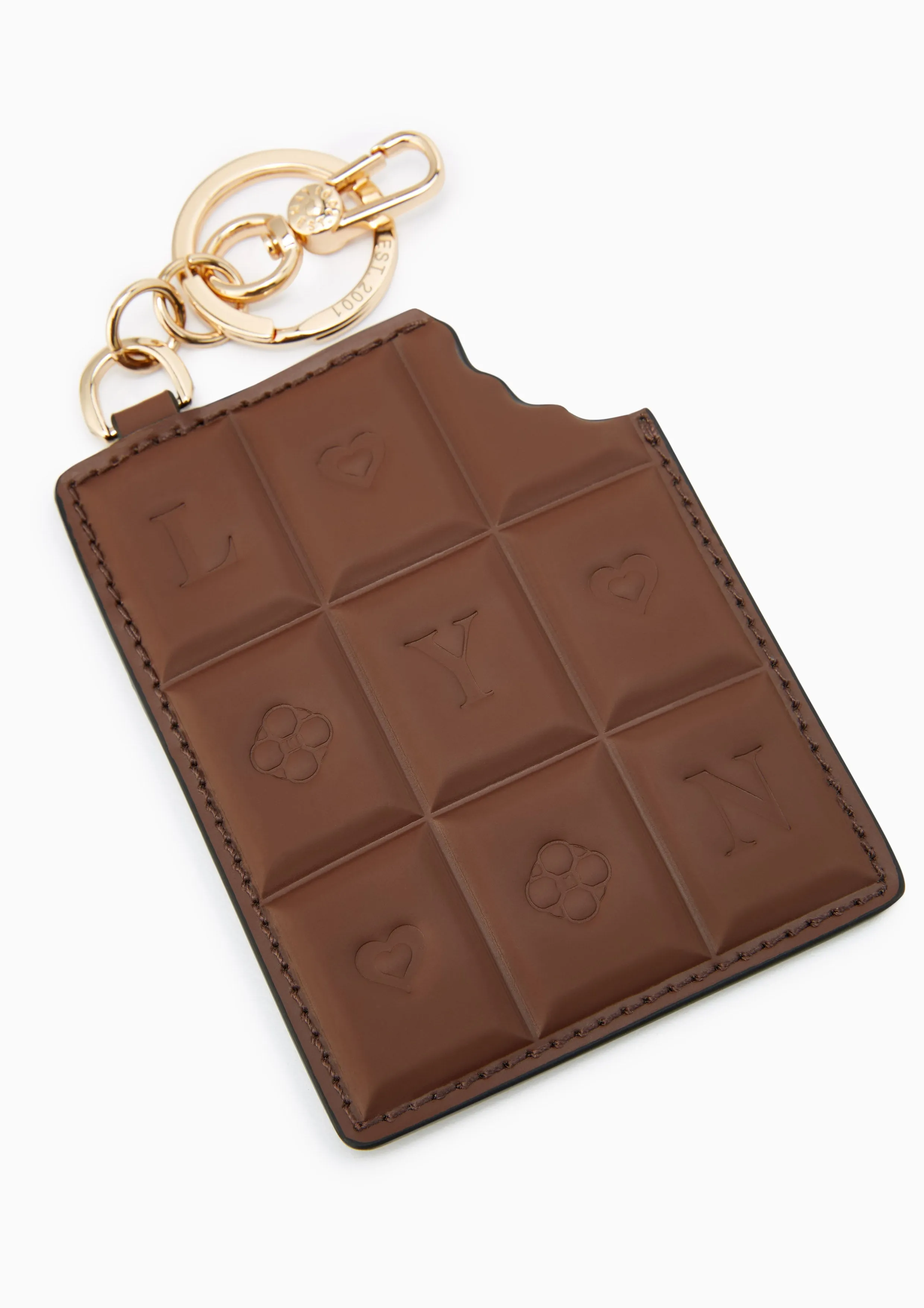 Coco Keychain Brown