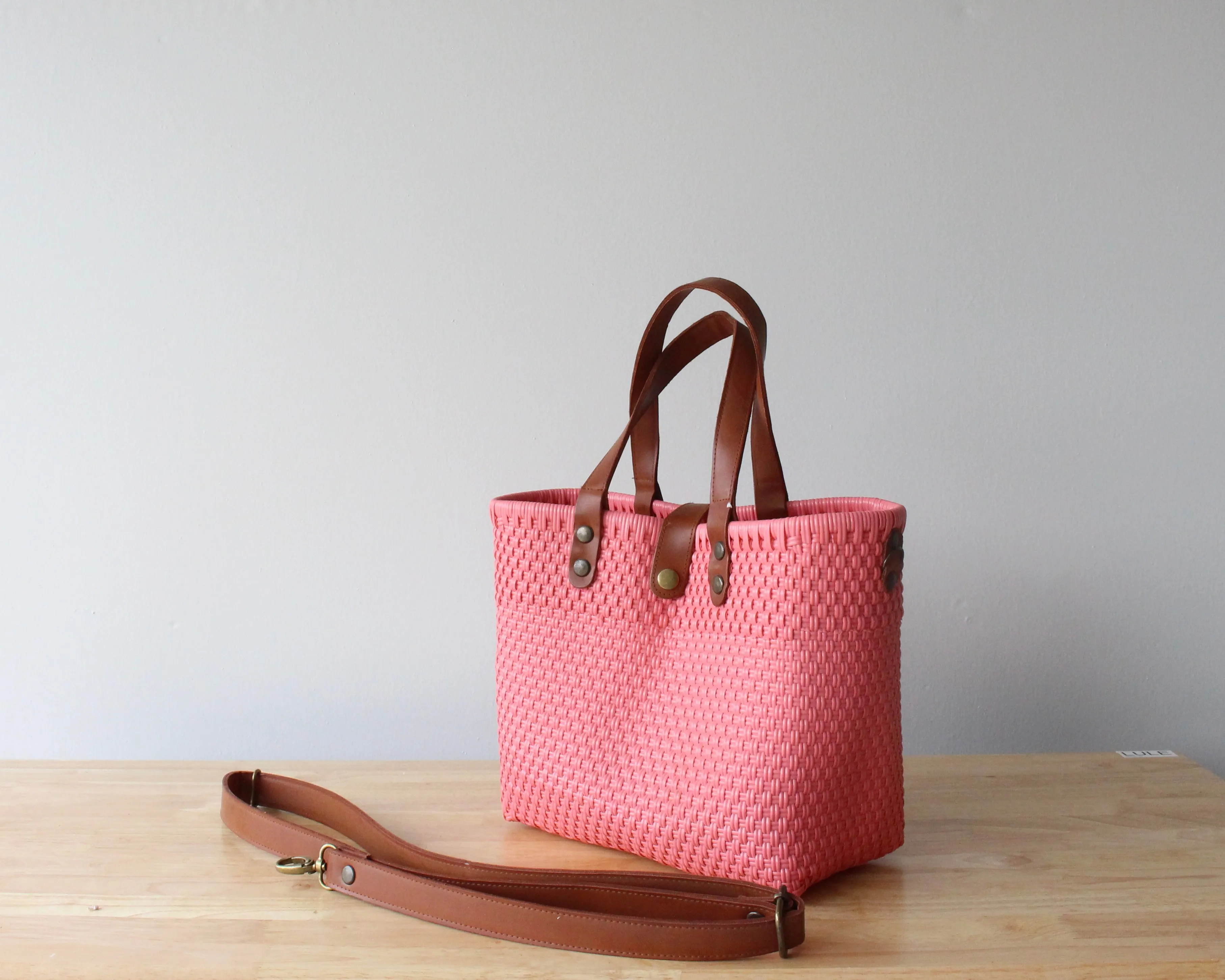 Coral Handwoven Purse by MexiMexi