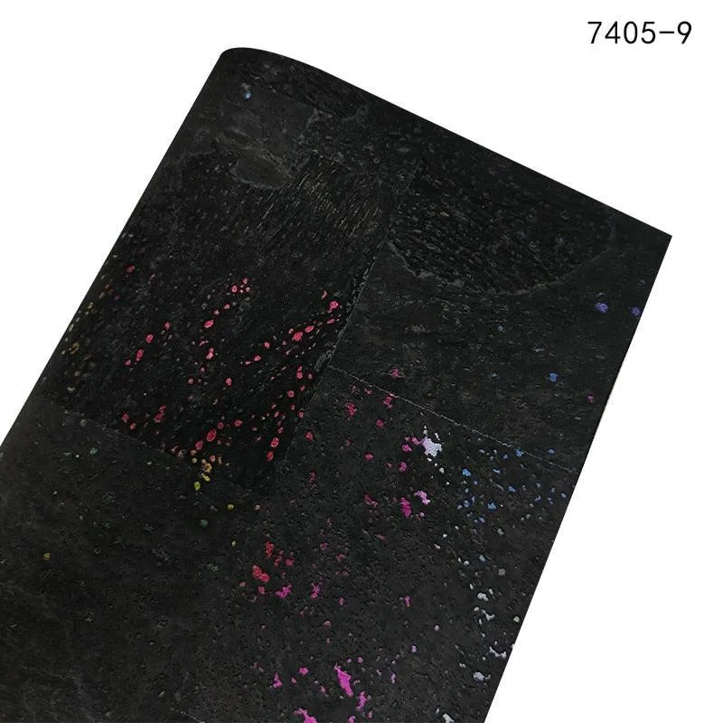 Cork-Style Synthetic Leather Fabric for Creative Crafting Projects