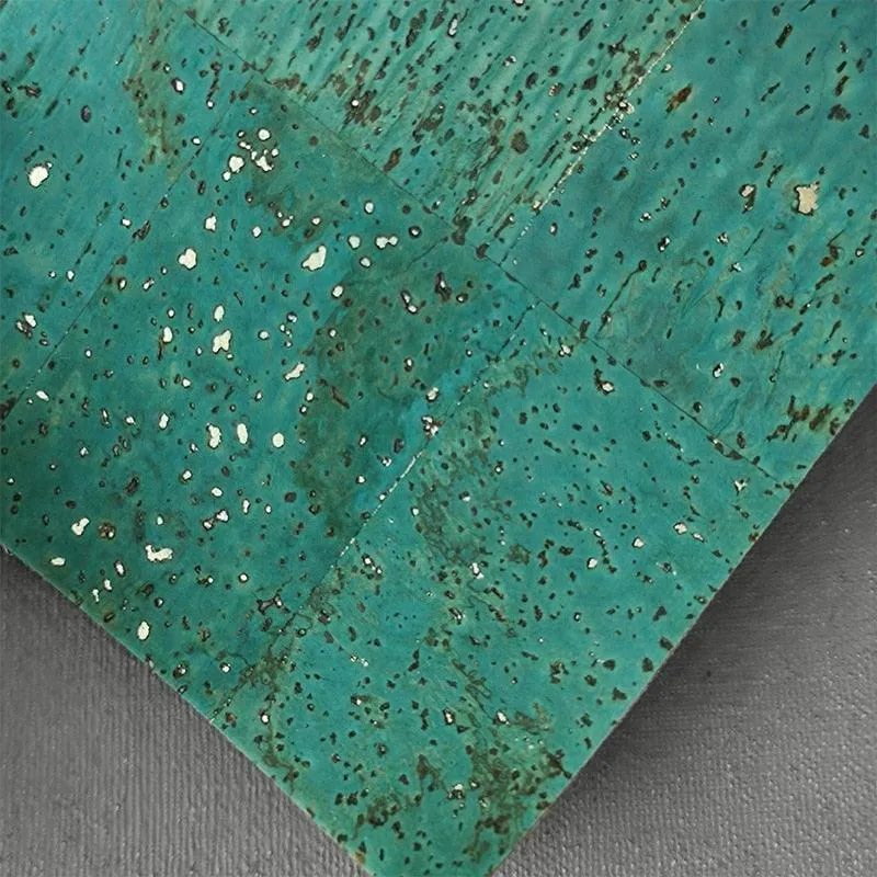 Cork-Style Synthetic Leather Fabric for Creative Crafting Projects
