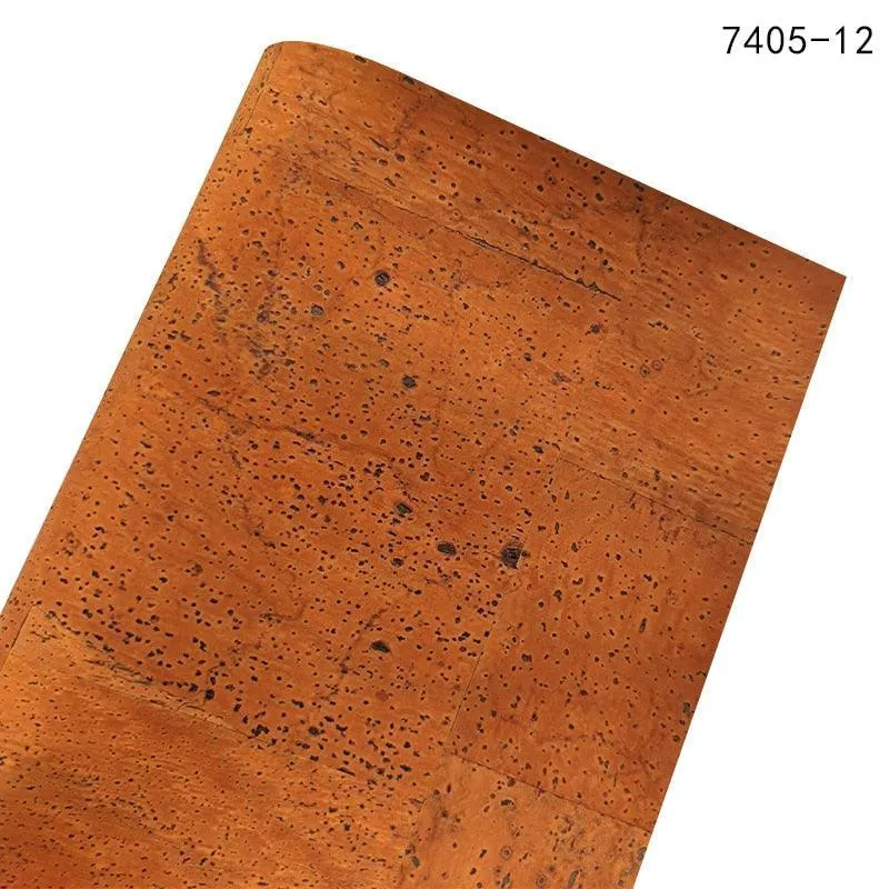 Cork-Style Synthetic Leather Fabric for Creative Crafting Projects