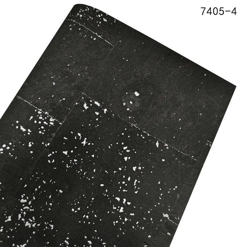 Cork-Style Synthetic Leather Fabric for Creative Crafting Projects