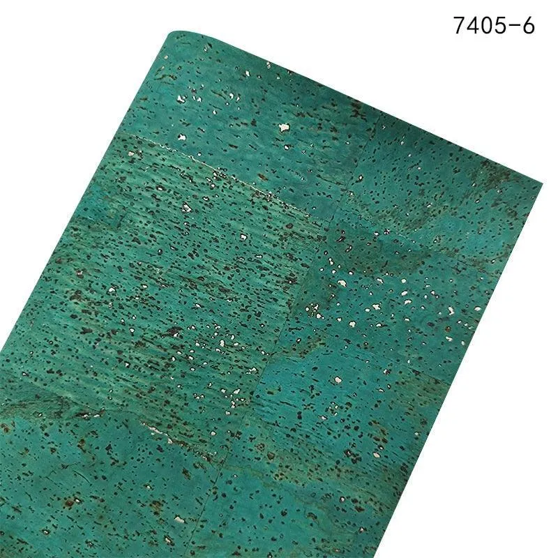 Cork-Style Synthetic Leather Fabric for Creative Crafting Projects