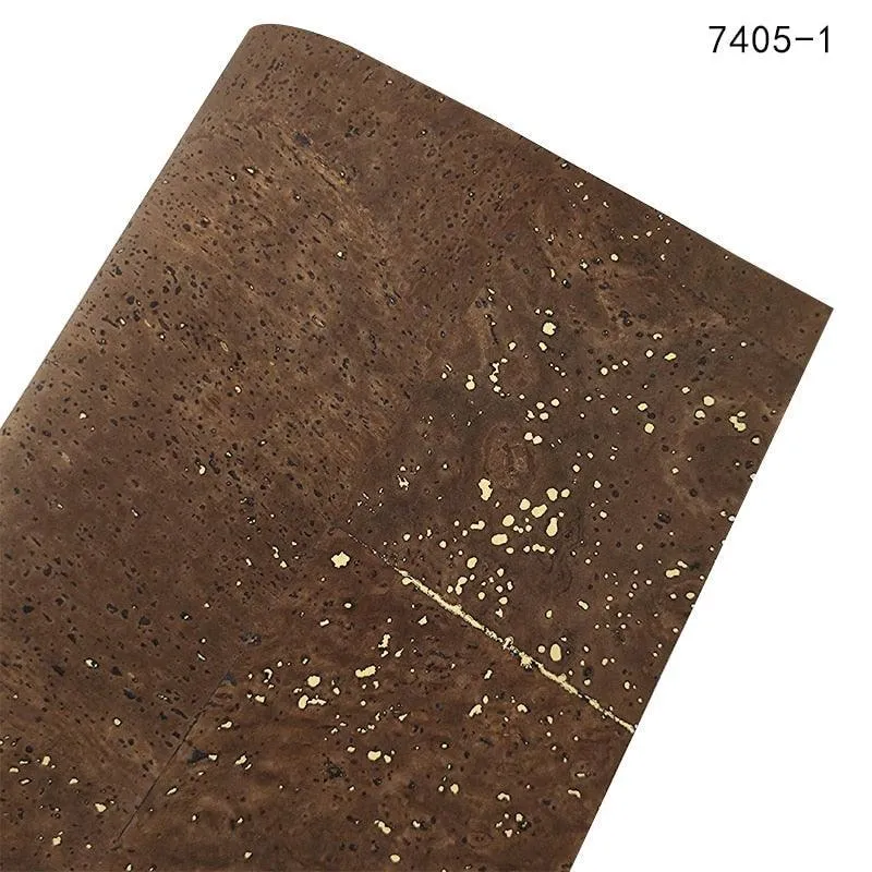 Cork-Style Synthetic Leather Fabric for Creative Crafting Projects