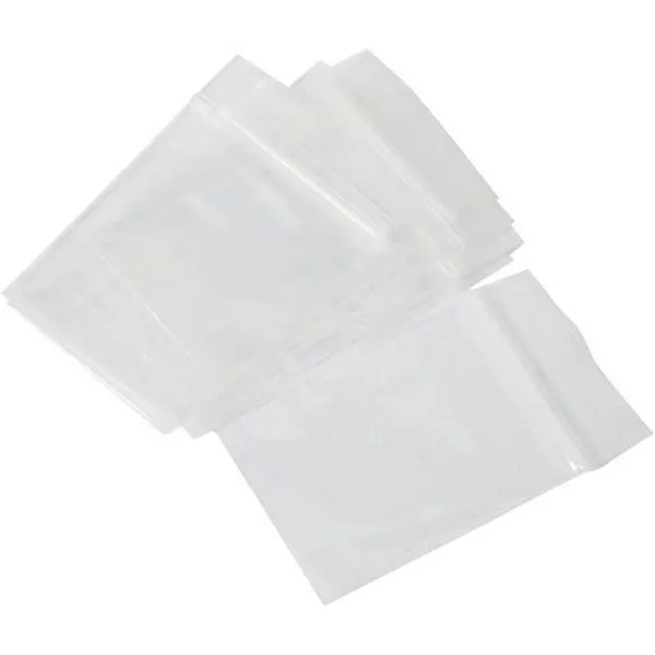 Cumberland Press Seal Plastic Bag 40 Micron 150 X 200Mm Clear Pack 100